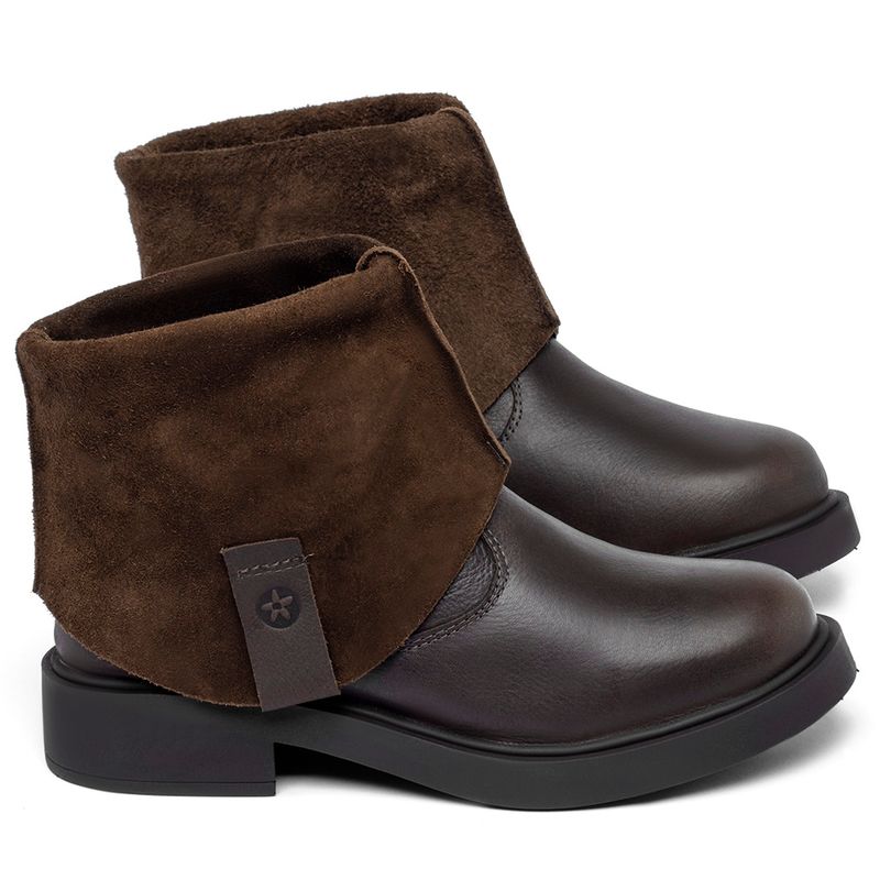 Laranja_Lima_Shoes_Sapatos_Femininos__-Bota---Cano-Curto-Salto-de-2-cm-em-Couro-Cafe---Codigo---156106_1
