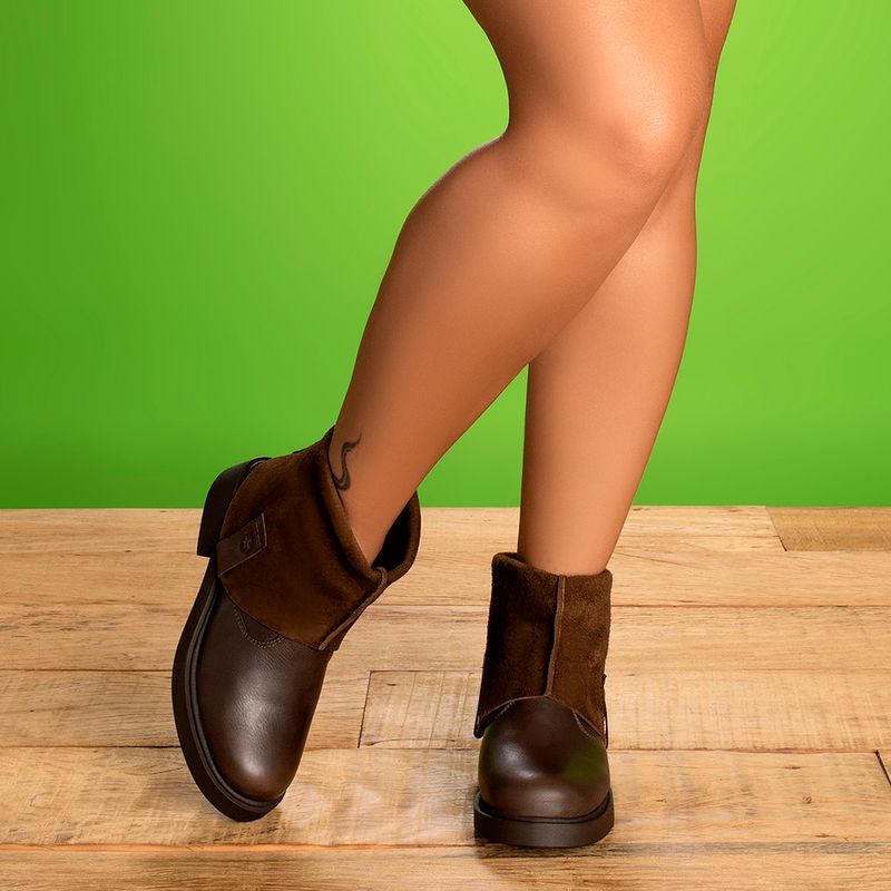Laranja_Lima_Shoes_Sapatos_Femininos__-Bota---Cano-Curto-Salto-de-2-cm-em-Couro-Cafe---Codigo---156106_8