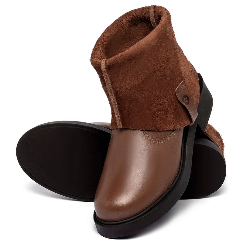 Laranja_Lima_Shoes_Sapatos_Femininos__-Bota---Cano-Curto-Salto-de-2-cm-em-Couro-Marrom---Codigo---156106_2
