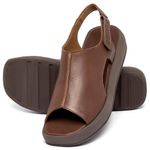 Laranja_Lima_Shoes_Sapatos_Femininos__-Sandalia---Boho-Salto-de-4-cm-em-Couro-Marrom---Codigo---157053_2