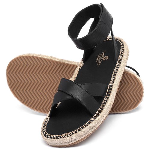 Birken em Couro Preto - Codigo - 9652