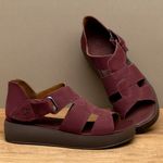 Laranja_Lima_Shoes_Sapatos_Femininos__-Sandalia---Boho-Salto-de-4-cm-em-Couro-Vinho---Codigo---3915_3