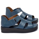 Laranja_Lima_Shoes_Sapatos_Femininos__-Sandalia---Boho-Salto-de-4-cm-em-Couro-Azul---Codigo---3915_1