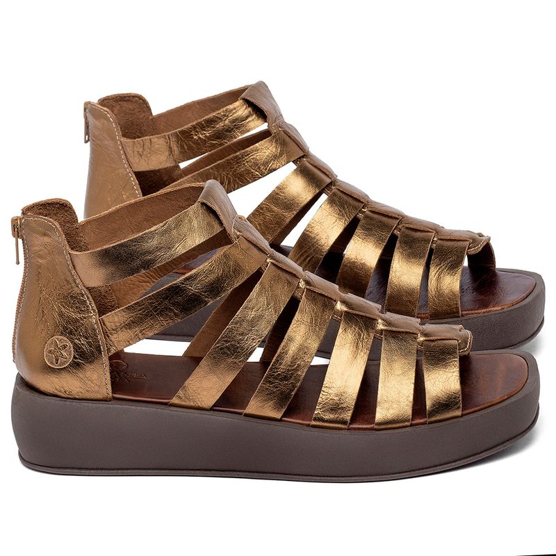 Laranja_Lima_Shoes_Sapatos_Femininos__-Sandalia---Boho-Salto-de-Fechado-em-Couro-Metalizado---Codigo---3911_1
