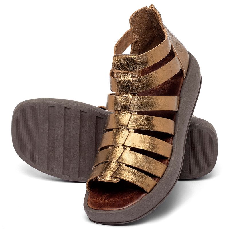 Laranja_Lima_Shoes_Sapatos_Femininos__-Sandalia---Boho-Salto-de-Fechado-em-Couro-Metalizado---Codigo---3911_2