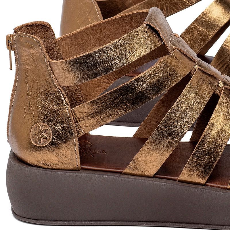 Laranja_Lima_Shoes_Sapatos_Femininos__-Sandalia---Boho-Salto-de-Fechado-em-Couro-Metalizado---Codigo---3911_5