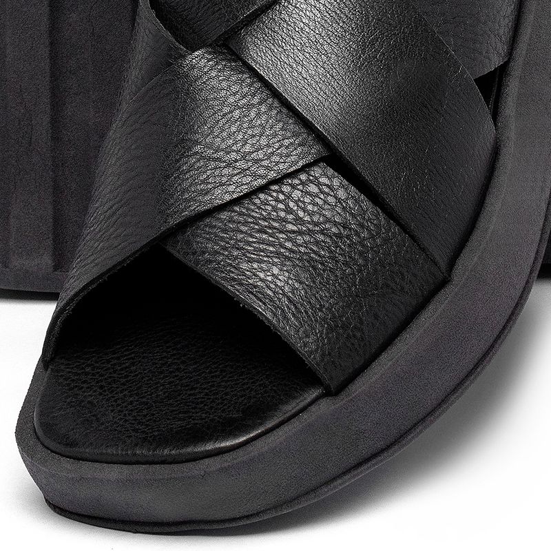 Laranja_Lima_Shoes_Sapatos_Femininos__-Sandalia---Boho-Salto-de-4-cm-em-Couro-Preto---Codigo---3912_6