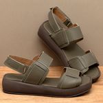 Laranja_Lima_Shoes_Sapatos_Femininos__-Sandalia---Boho-Salto-de-4-cm-em-Couro-Musgo---Codigo---3916_3