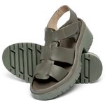 Laranja_Lima_Shoes_Sapatos_Femininos__-Sandalia---Boho-Salto-de-5-cm-em-Couro-Musgo---Codigo---153014_2