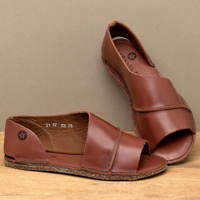 Laranja_Lima_Shoes_Sapatos_Femininos__-Sandalia-Rasteira---Flat-em-Couro-Terracota---Codigo---156022_3