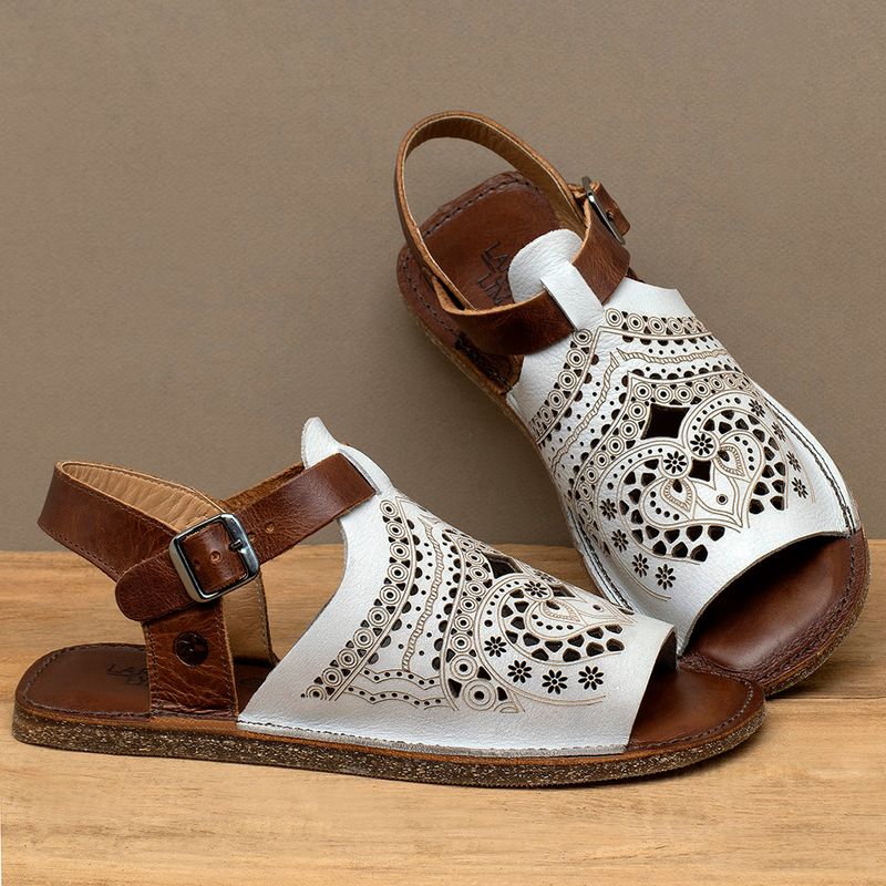 Laranja_Lima_Shoes_Sapatos_Femininos__-Sandalia-Rasteira---Flat-em-Couro-Off-White---Codigo---156028_3