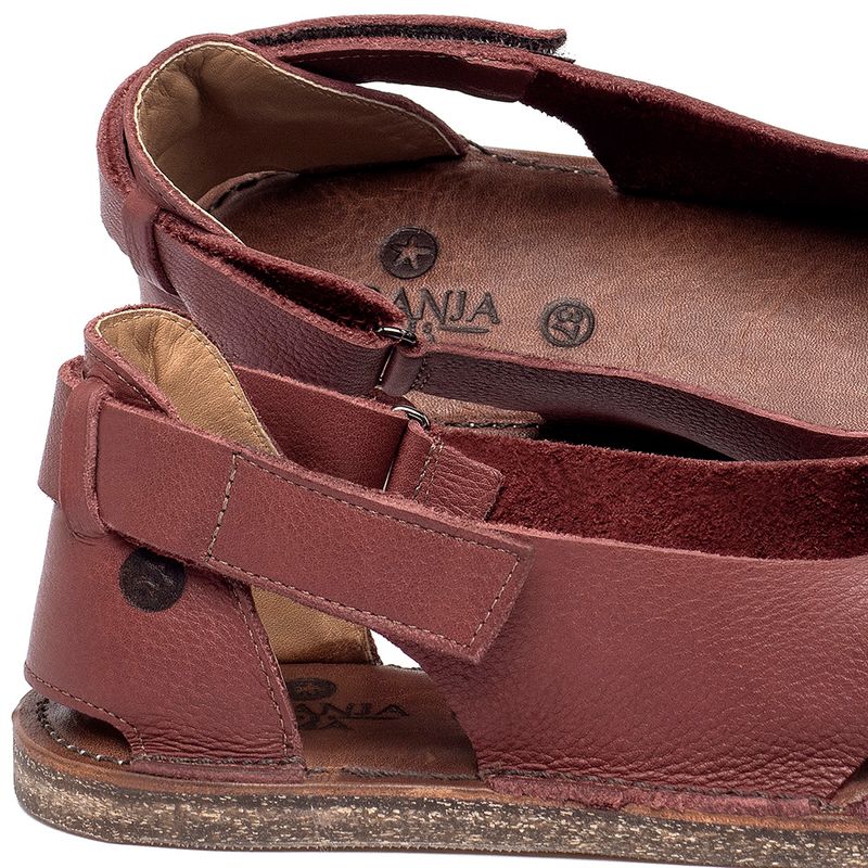 Laranja_Lima_Shoes_Sapatos_Femininos__-Sandalia-Rasteira---Flat-em-Couro-Vermelho---Codigo---156027_5