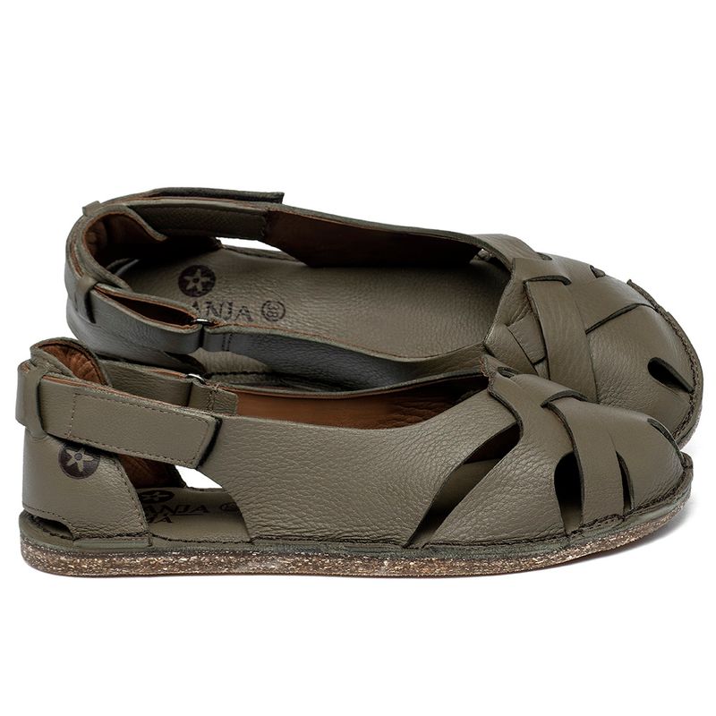 Laranja_Lima_Shoes_Sapatos_Femininos__-Sandalia-Rasteira---Flat-em-Couro-Musgo---Codigo---156027_1