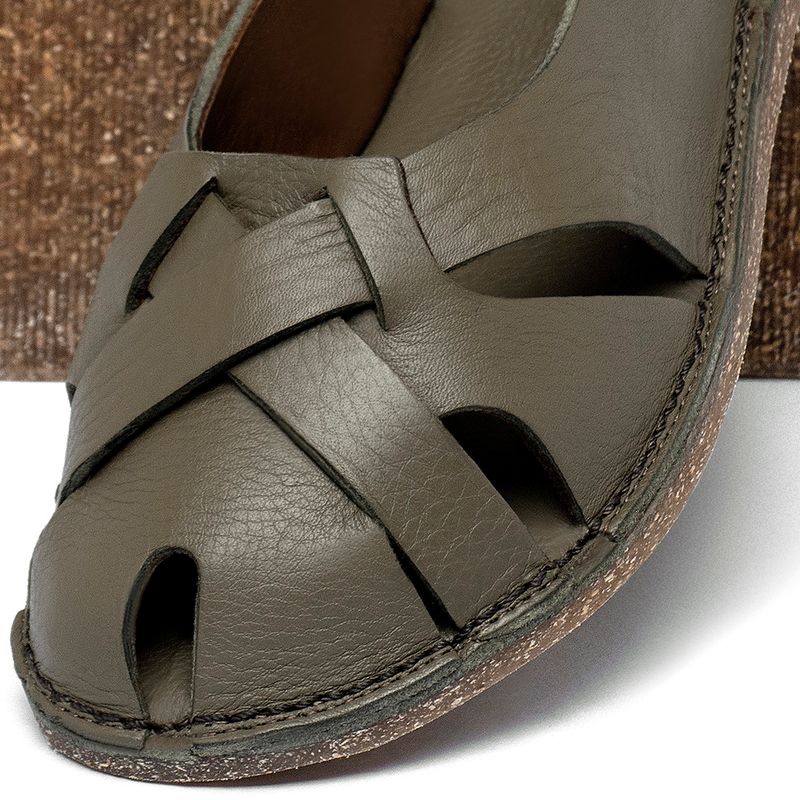 Laranja_Lima_Shoes_Sapatos_Femininos__-Sandalia-Rasteira---Flat-em-Couro-Musgo---Codigo---156027_6