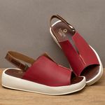 Laranja_Lima_Shoes_Sapatos_Femininos__-Sandalia---Boho-Salto-de-4-cm-em-Couro-Vermelho---Codigo---3917_3