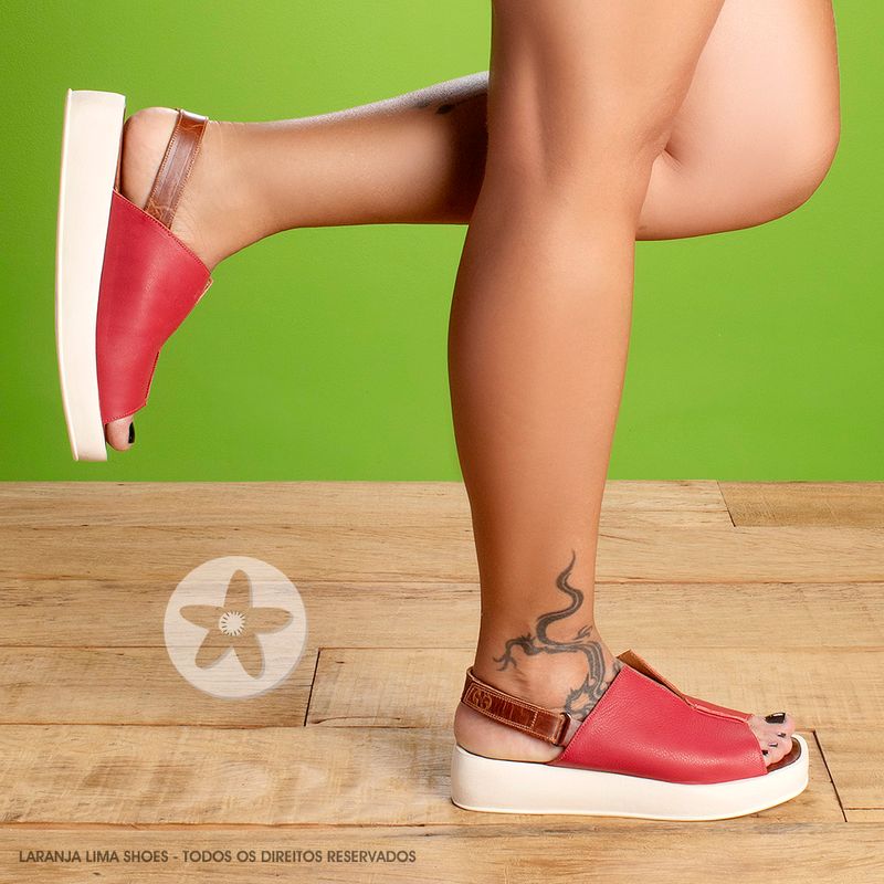 Laranja_Lima_Shoes_Sapatos_Femininos__-Sandalia---Boho-Salto-de-4-cm-em-Couro-Vermelho---Codigo---3917_9