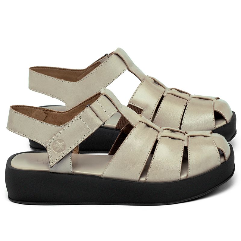 Laranja_Lima_Shoes_Sapatos_Femininos__-Sandalia---Boho-Salto-de-4-cm-em-Couro-Off-White---Codigo---3973_1