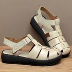 Laranja_Lima_Shoes_Sapatos_Femininos__-Sandalia---Boho-Salto-de-4-cm-em-Couro-Off-White---Codigo---3973_3
