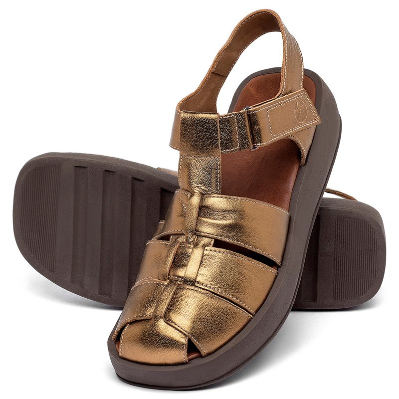 Laranja_Lima_Shoes_Sapatos_Femininos__-Sandalia---Boho-Salto-de-4-cm-em-Couro-Metalizado---Codigo---3973_2