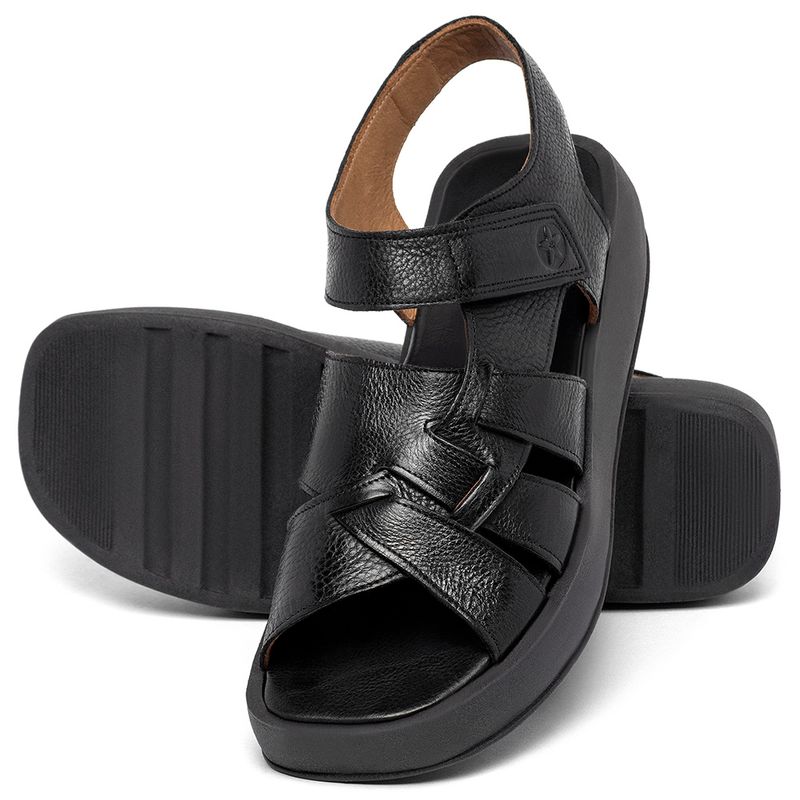 Laranja_Lima_Shoes_Sapatos_Femininos__-Sandalia---Boho-Salto-de-4-cm-em-Couro-Preto---Codigo---3922_2