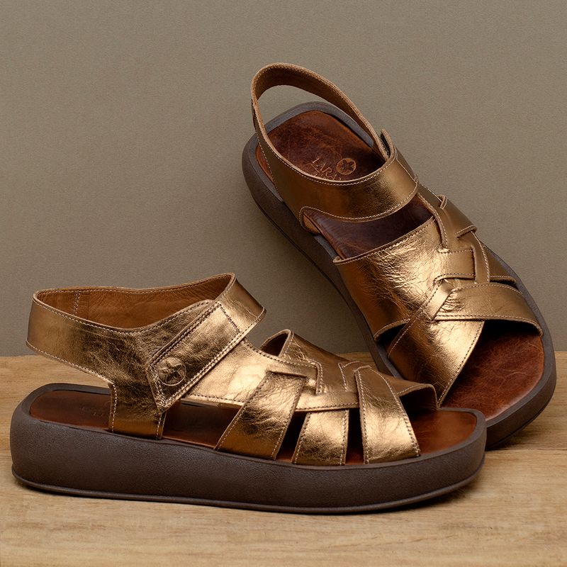 Laranja_Lima_Shoes_Sapatos_Femininos__-Sandalia---Boho-Salto-de-4-cm-em-Couro-Metalizado---Codigo---3922_3