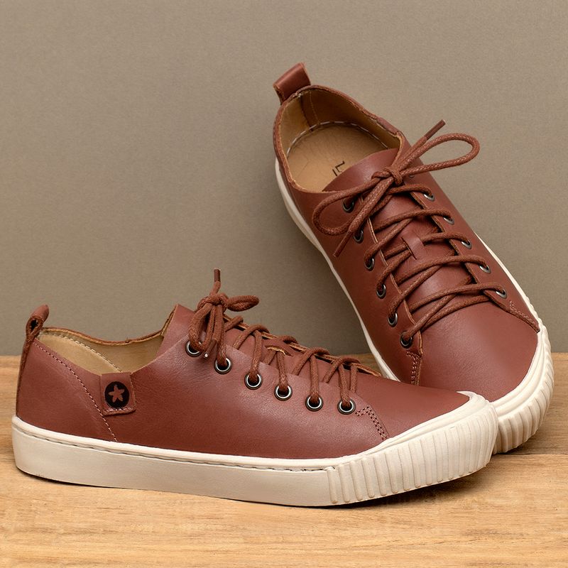 Laranja_Lima_Shoes_Sapatos_Femininos__-Tenis---Cano-Baixo-em-Couro-Terracota---Codigo---153021_3