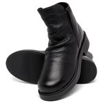 Laranja_Lima_Shoes_Sapatos_Femininos__-Bota---Cano-Curto-Salto-de-2-cm-em-Couro-Preto---Codigo---156094_2