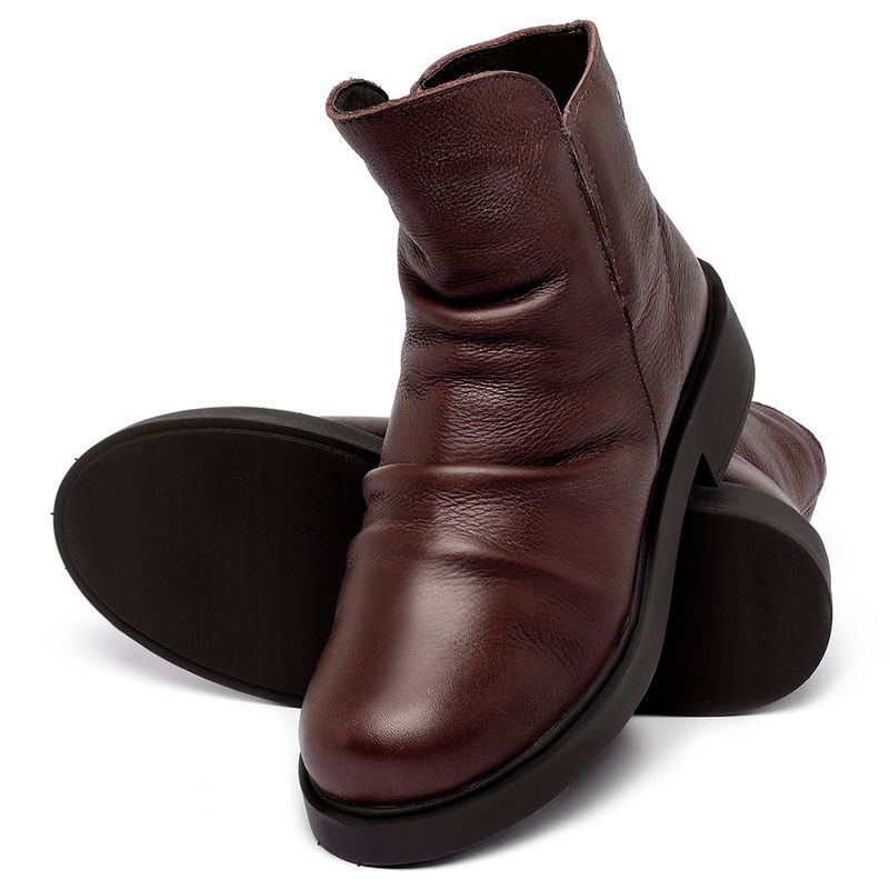 Laranja_Lima_Shoes_Sapatos_Femininos__-Bota---Cano-Curto-Salto-de-2-cm-em-Couro-Vinho---Codigo---156094_2