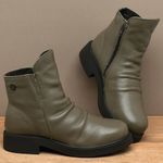 Laranja_Lima_Shoes_Sapatos_Femininos__-Bota---Cano-Curto-Salto-de-2-cm-em-Couro-Musgo---Codigo---156094_3