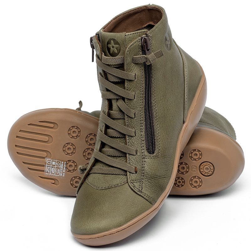 Laranja_Lima_Shoes_Sapatos_Femininos__-Tenis---Cano-Alto-em-Couro-Verde---Codigo---139082_2