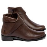 Laranja_Lima_Shoes_Sapatos_Femininos__-Bota---Cano-Curto-Salto-de-2-cm-em-Couro-Cafe---Codigo---152007_1