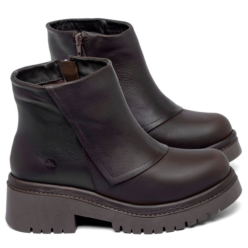 Laranja_Lima_Shoes_Sapatos_Femininos__-Bota---Cano-Curto-Salto-de-4-cm-em-Couro-Cafe---Codigo---153085_1