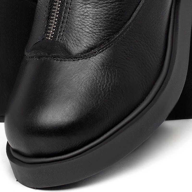 Laranja_Lima_Shoes_Sapatos_Femininos__-Bota---Cano-Medio-Salto-de-2-cm-em-Couro-Preto---Codigo---156100_7
