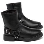 Laranja_Lima_Shoes_Sapatos_Femininos__-Bota---Cano-Curto-Salto-de-2-cm-em-Couro-Preto---Codigo---156105_1