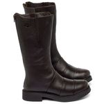 Laranja_Lima_Shoes_Sapatos_Femininos__-Bota---Cano-Longo-Salto-de-2-cm-em-Couro-Cafe---Codigo---156110_1