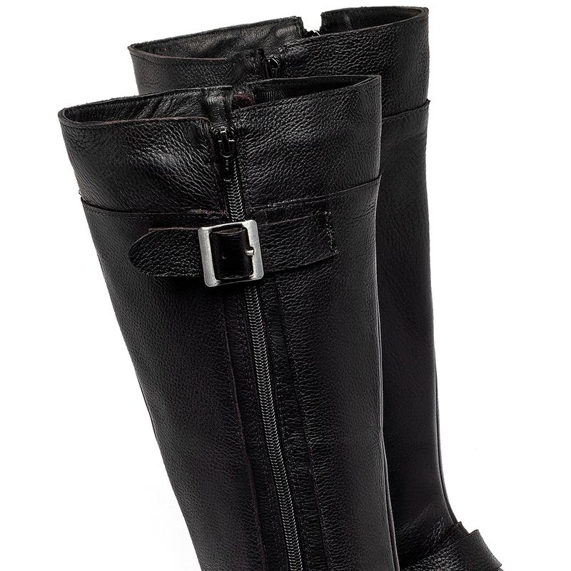 Laranja_Lima_Shoes_Sapatos_Femininos__-Bota---Cano-Longo-Salto-de-2-cm-em-Couro-Preto---Codigo---156111_5