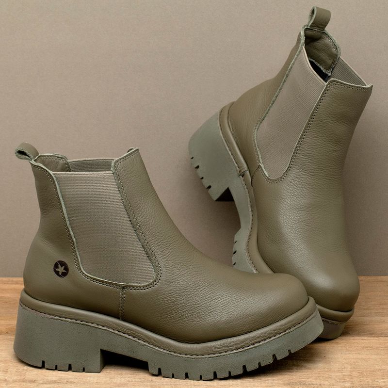 Laranja_Lima_Shoes_Sapatos_Femininos__-Bota---Cano-Curto-Salto-de-4-cm-em-Couro-Musgo---Codigo---153029_3