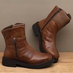 Laranja_Lima_Shoes_Sapatos_Femininos__-Bota---Cano-Curto-Salto-de-2-cm-em-Couro-Marrom---Codigo---156097_3
