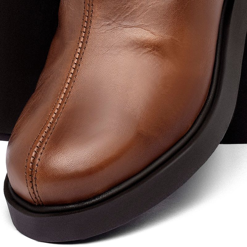 Laranja_Lima_Shoes_Sapatos_Femininos__-Bota---Cano-Curto-Salto-de-2-cm-em-Couro-Marrom---Codigo---156097_7