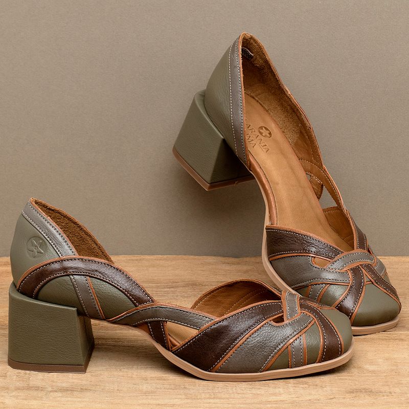 Laranja_Lima_Shoes_Sapatos_Femininos__-Scarpin---Bico-Quadrado-Salto-de-5-cm-em-Couro-Musgo---Codigo---3852_3