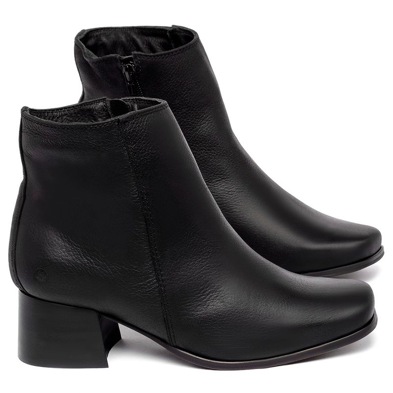 Laranja_Lima_Shoes_Sapatos_Femininos__-Bota---Cano-Curto-Salto-de-5-cm-em-Couro-Preto---Codigo---152001_1