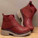 Laranja_Lima_Shoes_Sapatos_Femininos__-Bota---Cano-Curto-Salto-de-4-cm-em-Couro-Vermelho---Codigo---153026_3