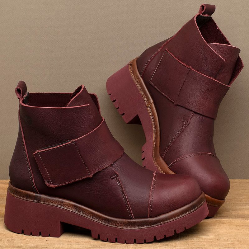 Laranja_Lima_Shoes_Sapatos_Femininos__-Bota---Cano-Curto-Salto-de-4-cm-em-Couro-Vinho---Codigo---153026_3