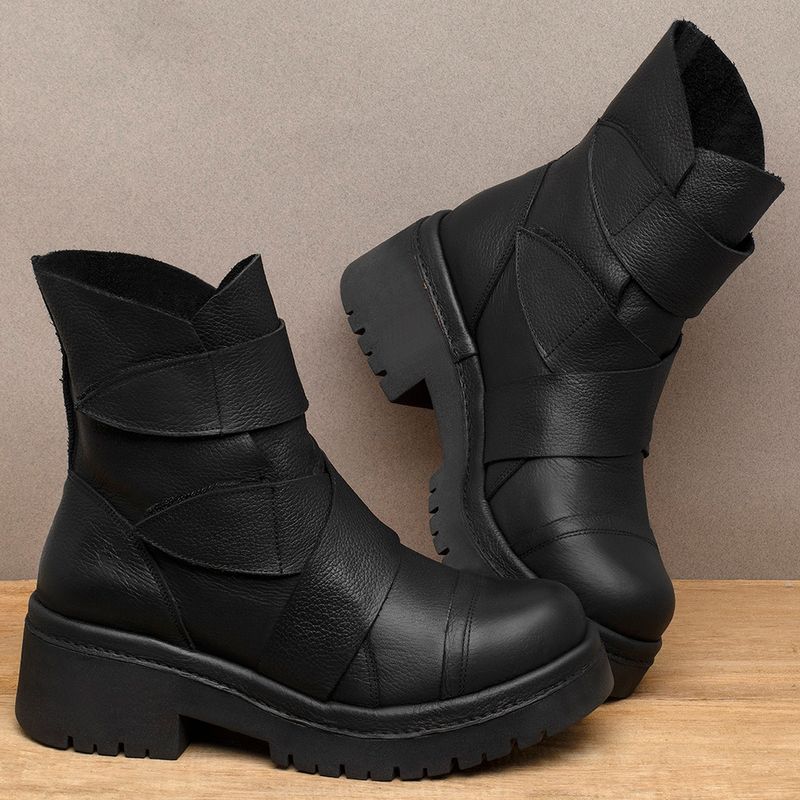 Laranja_Lima_Shoes_Sapatos_Femininos__-Bota---Cano-Medio-Salto-de-4-cm-em-Couro-Preto---Codigo---153031_3