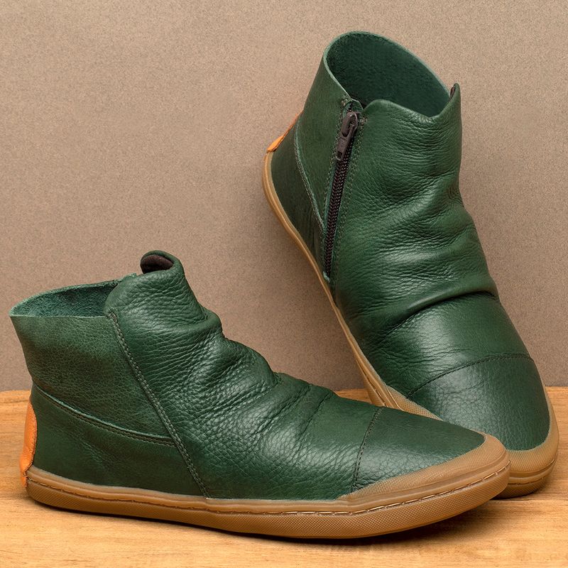 Laranja_Lima_Shoes_Sapatos_Femininos__-Tenis---Cano-Alto-em-Couro-Verde---Codigo---141189_3