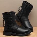 Laranja_Lima_Shoes_Sapatos_Femininos__-Bota---Cano-Medio-Salto-de-2-cm-em-Couro-Preto---Codigo---156095_3