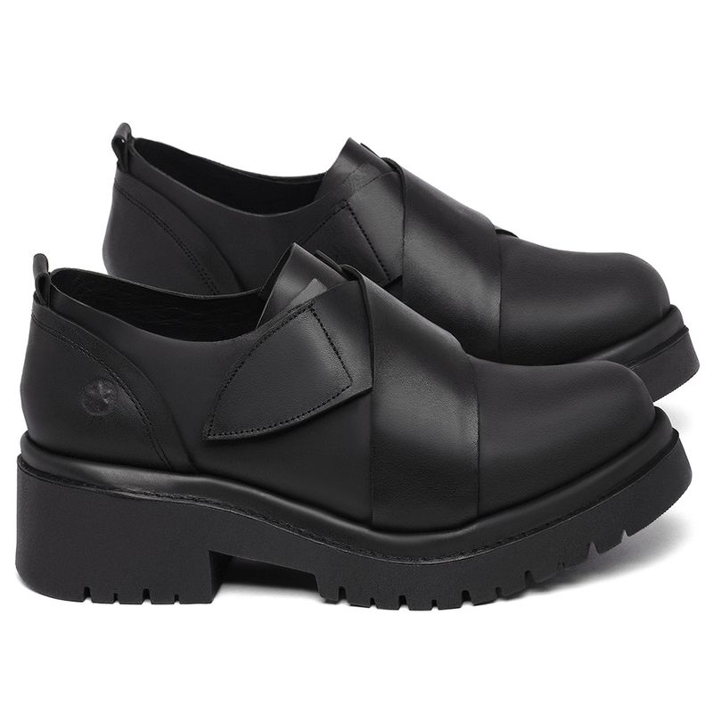 Laranja_Lima_Shoes_Sapatos_Femininos__-Bota---Cano-Curto-Salto-de-4-cm-em-Couro-Preto---Codigo---153090_1