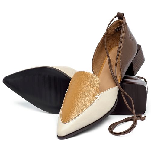 Scarpin   Bico Fino Salto de 3 cm em Couro Colorido - Codigo - 3862