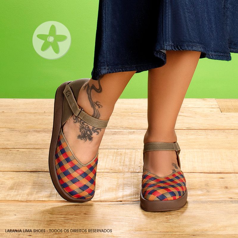 Laranja_Lima_Shoes_Sapatos_Femininos__-Sandalia---Boho-Salto-de-4-cm-em-Couro-Musgo---Codigo---3985_8