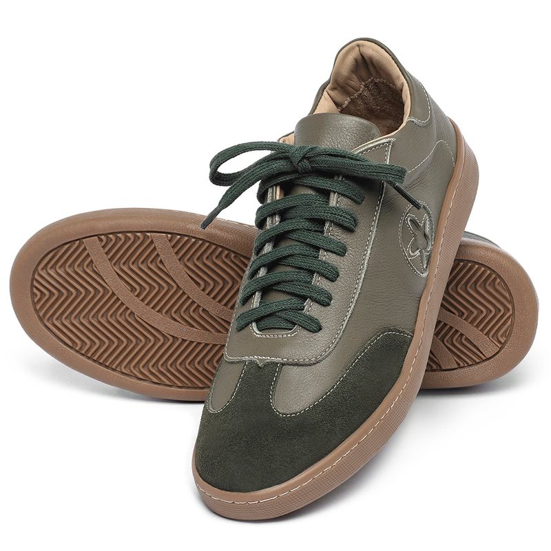 Laranja_Lima_Shoes_Sapatos_Femininos__-Tenis---Cano-Baixo-em-Couro-Musgo---Codigo---9667_2